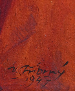 Vladimír Stříbrný (1905 - 1970) - Portrét ženy