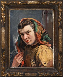 Jan Čumpelík (1895 - 1965) - Portrét dívky