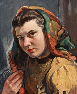Jan Čumpelík (1895 - 1965) - Portrét dívky