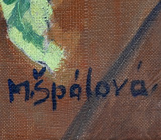 Milada Špálová (1884 - 1963) - Kytice ve váze