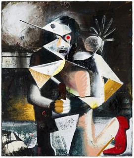 Girl with a shoe