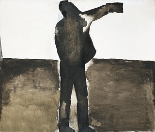 Man with a sleeve (after Millet's Ending Day)