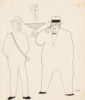 Hoffmeister Adolf 1902–1973 - Pan president se Švehlou v Karlových Varech v r. 1927, 1927, Rodokmen a vývoj T. G. Masaryka