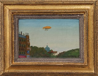 Kamil Lhoták (1912 - 1990) - Vzducholoď nad Paříží, 1981