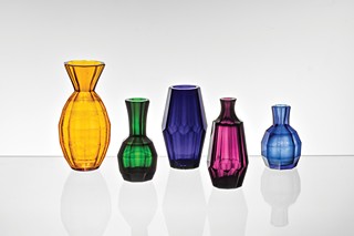 Ludwig Moser & Söhne - Soubor váz – 5 ks