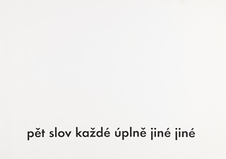Valoch Jiří *1946 - Pět slov každé úplně jiné jiné