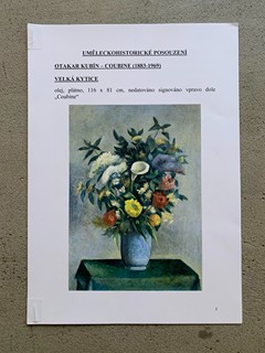 Otakar Kubín (1883 - 1969) - Velká kytice - velký formát, vystavováno, publikováno