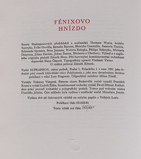 Hana Čápová (1956-) - Fénixovo hnízdo