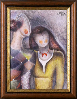 Zuzana Oberthorová-Popelková (1949-) - Dívka v žlutém