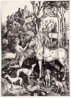 Albrecht Dürer (1471-1528) - Sv. Hubert