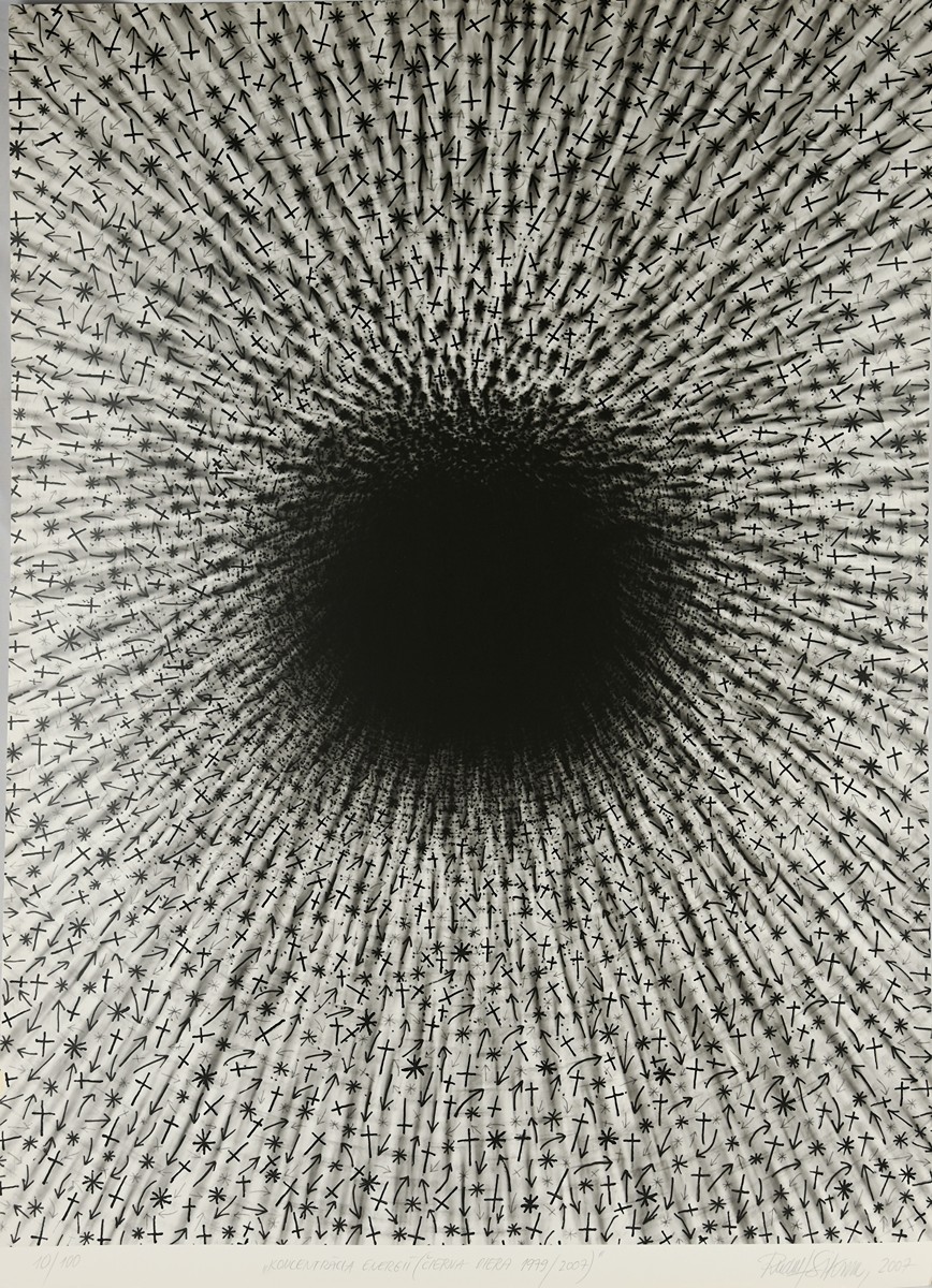 Rudolf Sikora (1946) - Koncentrace energie/ z cyklu Černá díra