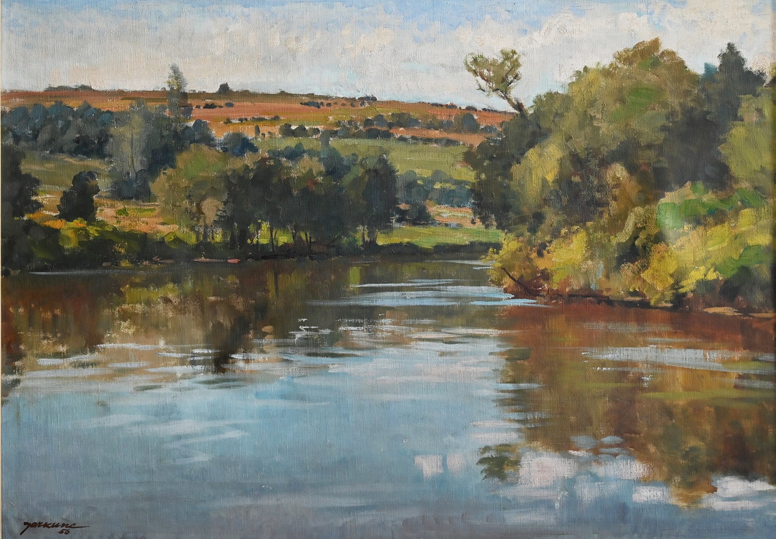 Jaromír Kunc (1900-1971) - Sázava od Samopší