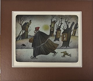 Adolf Born (1930-2016) - Rychlobruslení v řídce obydlené krajině