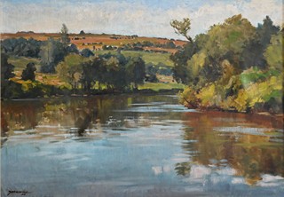 Jaromír Kunc (1900-1971) - Sázava od Samopší
