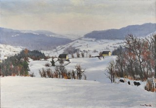 Jura Mandel (1886-1971) - Zimní nálada