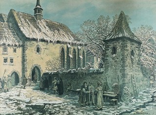 Jaroslav Panuška (1872 - 1958) - Betlémská kaple v 15.století