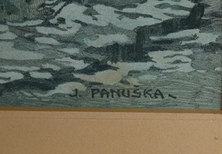 Jaroslav Panuška (1872 - 1958) - Betlémská kaple v 15.století