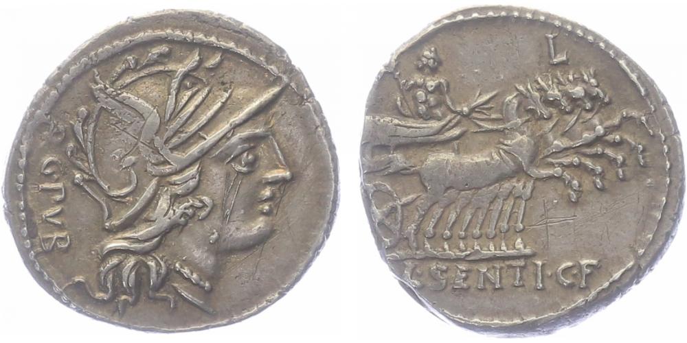 L. Sentius C. f., 101 př. Kr.