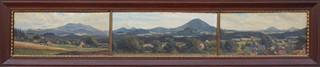 ALOIS KIRNIG (1840-1911) - PANORAMATICKÁ KRAJINA - ROZMĚRNÉ