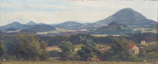 ALOIS KIRNIG (1840-1911) - PANORAMATICKÁ KRAJINA - ROZMĚRNÉ