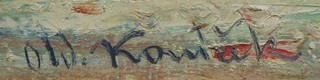 Oldřich Koníček (1886 - 1932) - PALMA U MOŘE, FRANCOUZSKÁ RIVIÉRA
