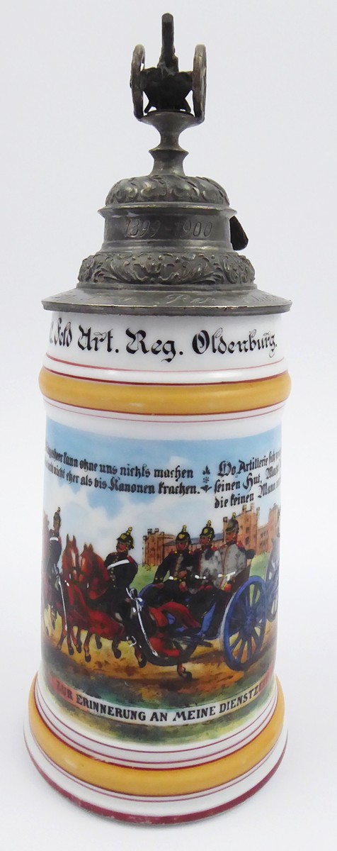 KORBEL VOJÍNA DĚLOSTŘELECKÉ POSÁDKY V OLDENBURGU