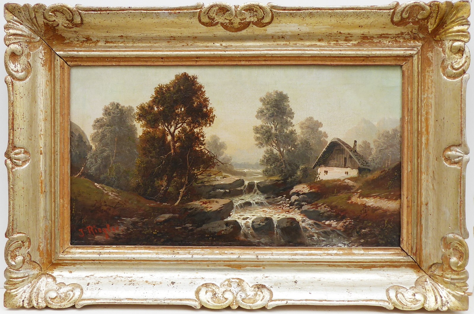 JULIUS ZOPF (1838-1897) - KRAJINA S BYSTŘINOU