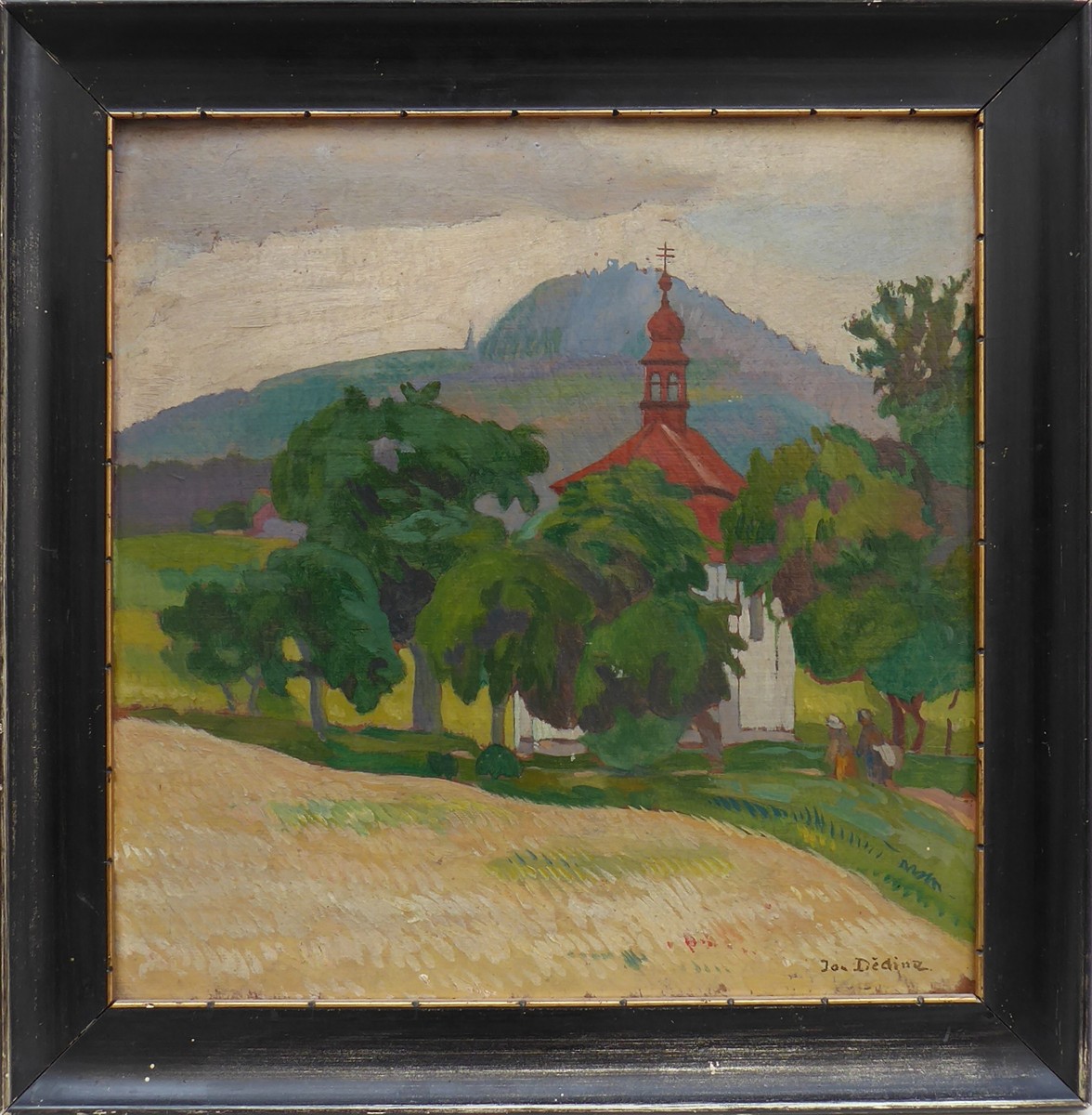 JAN DĚDINA (1870-1955) - KAPLIČKA POD RALSKEM