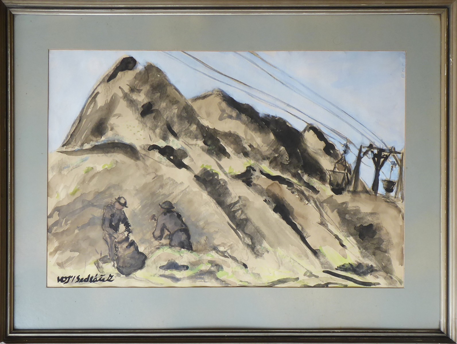 VOJTĚCH SEDLÁČEK (1892-1973) - NA HALDÁCH