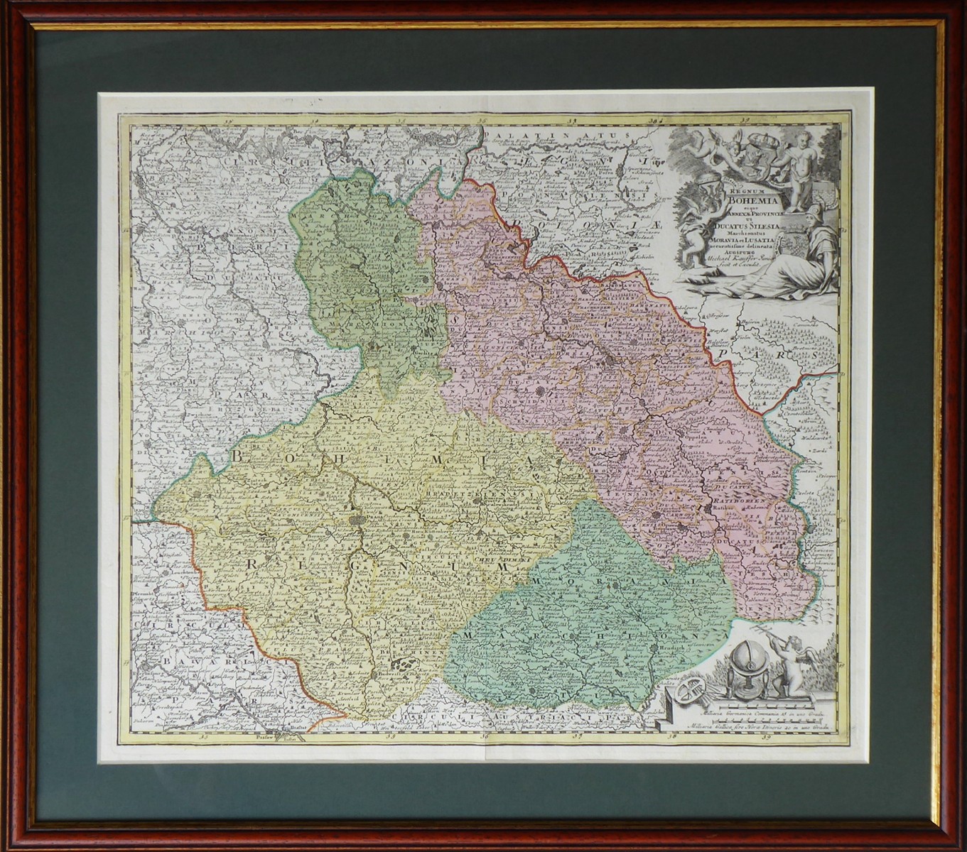 MICHAEL KAUFFER MLADŠÍ (1673-1756) - BOHEMIA REGNUM