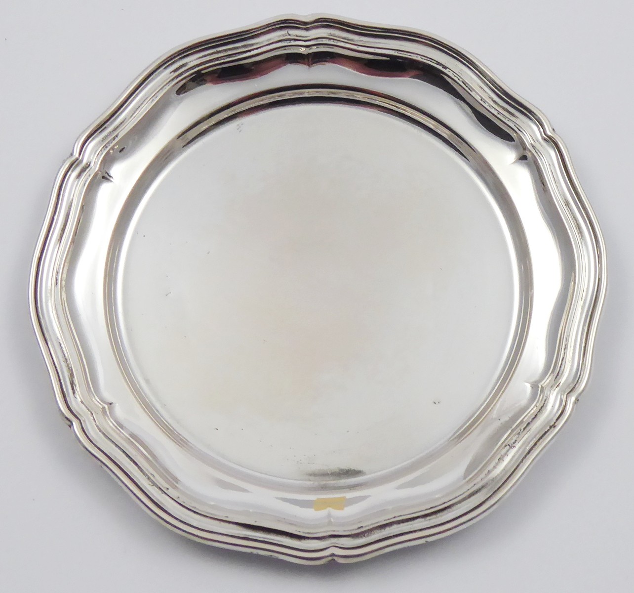 STŘÍBRNÝ KULATÝ TÁCEK - HOHMANN & KATZ, PFORZHEIM