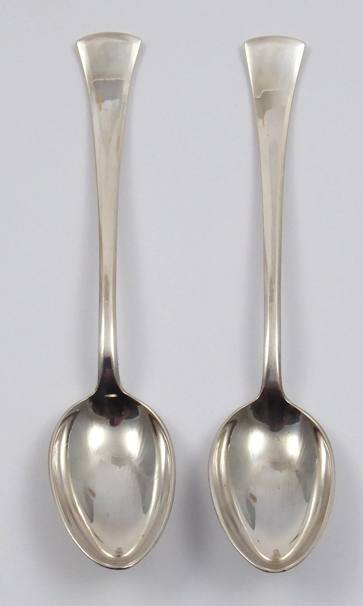 DVĚ STŘÍBRNÉ ART DECO MOKA LŽIČKY - SANDRIK