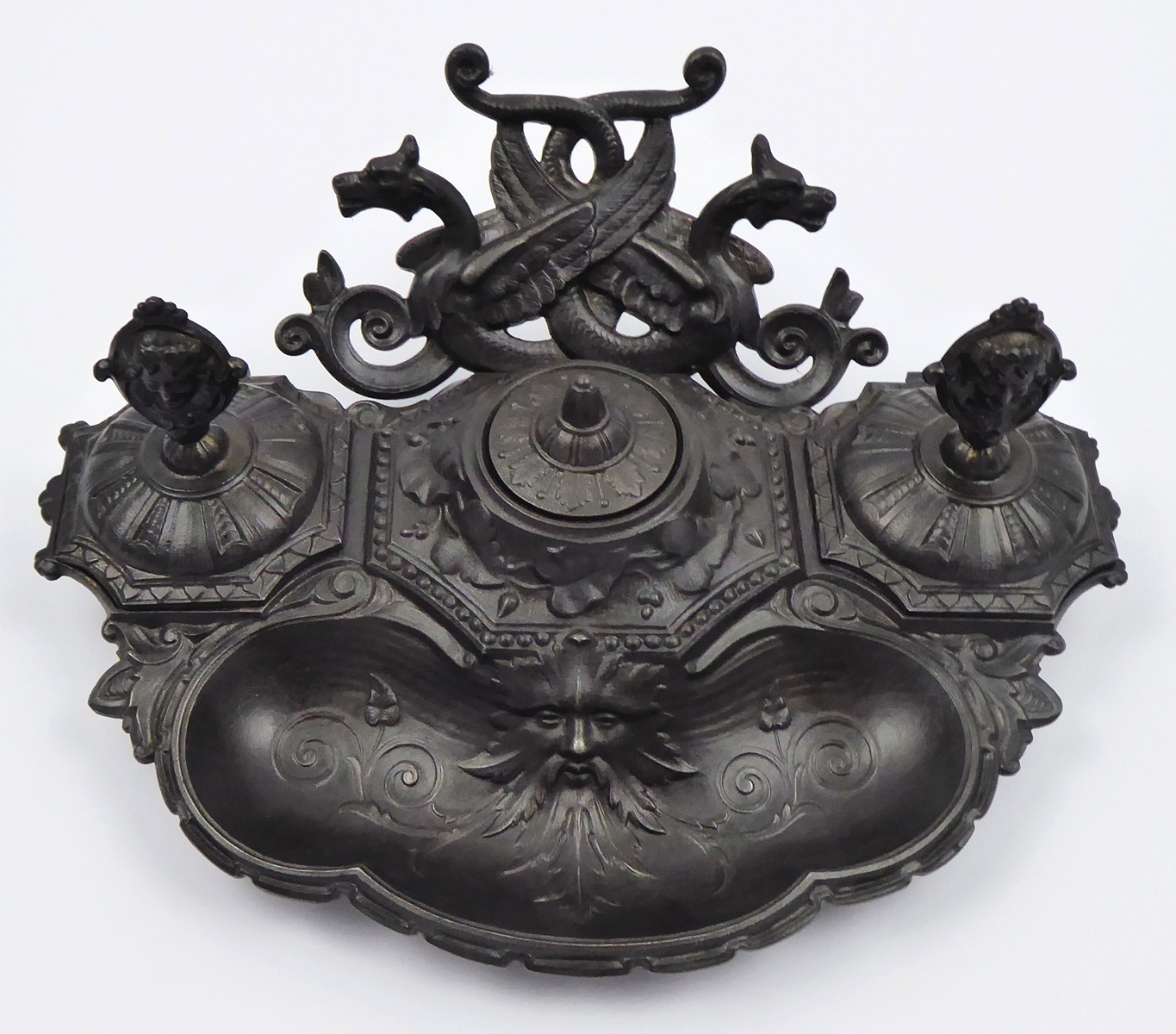 KALAMÁŘ Z UMĚLECKÉ LITINY - PHILIPP HAMERAN A E.G. ZIMMERMANN