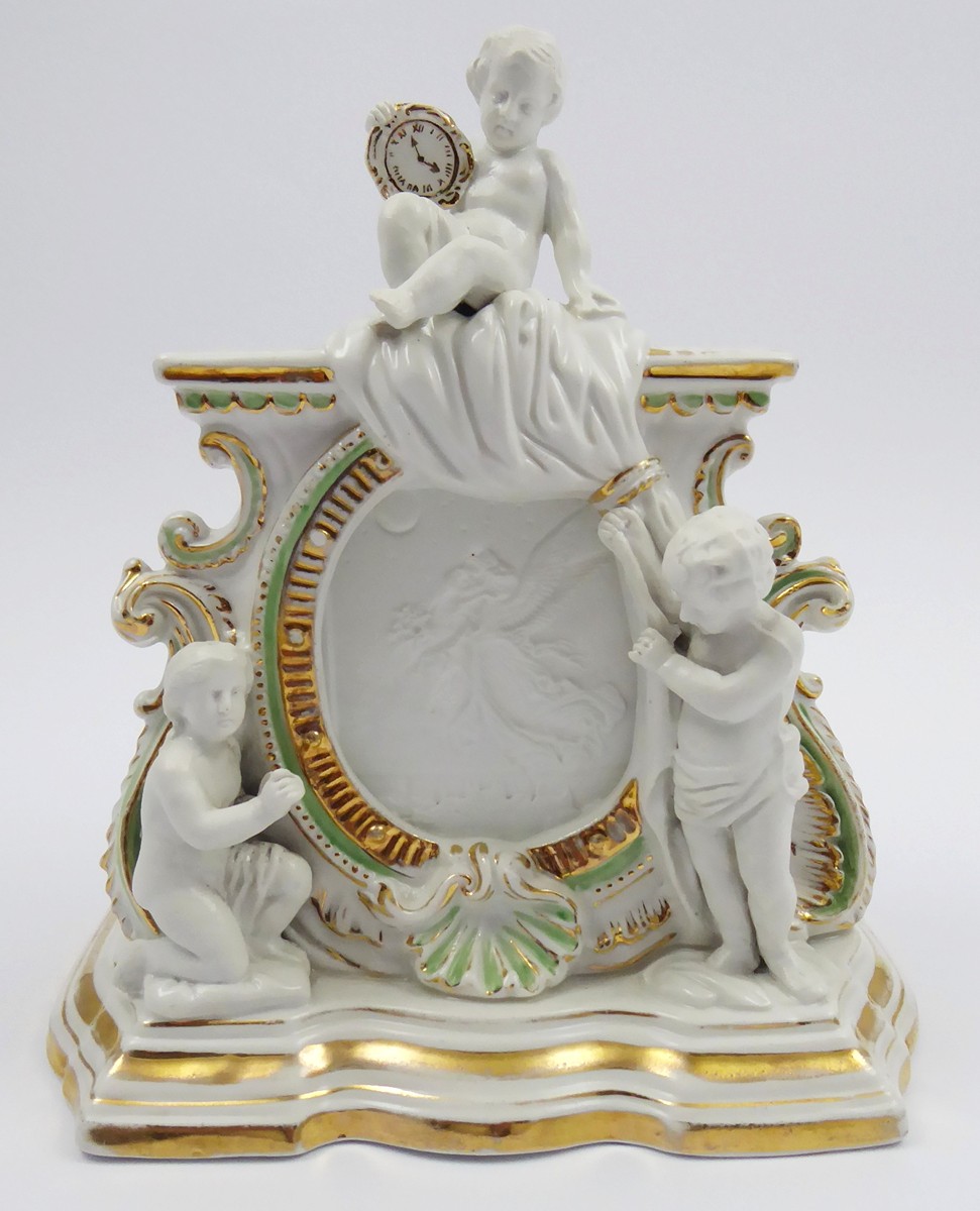 OSVĚTLENÍ, LITOFANIE S ANDĚLEM STRÁŽNÝM - PRENSAICH, PLAUE