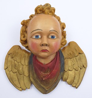 HLAVA ANDĚLA V RENESANČNÍM STYLU