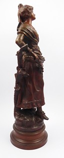 L.A. MOREAU (1855-1919), H.F. MOREAU (1857-1930) - MIREILLE - VYŠŠÍ SOCHA