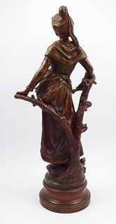 L.A. MOREAU (1855-1919), H.F. MOREAU (1857-1930) - MIREILLE - VYŠŠÍ SOCHA