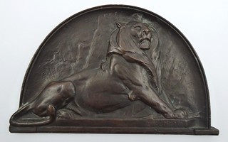 FRÉDÉRIC AUGUSTE BARTHOLDI (1834-1904) - BELFORTSKÝ LEV - AUTOR RELIÉFU TVŮRCEM SOCHY SVOBODY V NEW YORKU