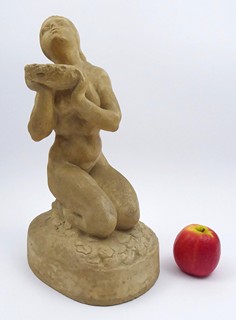 JAROMÍR MÁRA (1891-?) - DÍVKA S MISKOU