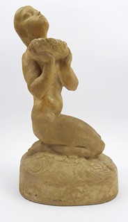 JAROMÍR MÁRA (1891-?) - DÍVKA S MISKOU