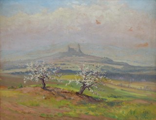 FERDINAND TÁSLER (1919-1996) - POHLED NA HRAD TROSKY