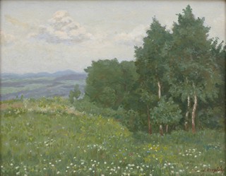 JAROSLAV KREPČÍK (1880-1959) - KVETOUCÍ LOUKA U REMÍZKU