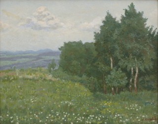 JAROSLAV KREPČÍK (1880-1959) - KVETOUCÍ LOUKA U REMÍZKU