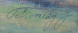 JOSEF PETROVICKÝ (1881-?) - POHLED NA MALOU STRANU Z PETŘÍNA