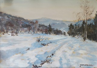 JAROMÍR KUNC (1900-1971) - ZIMA NA VYSOČINĚ