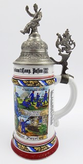 KORBEL PĚŠÁKA GEORGA STREIFINGERA Z POSÁDKY V PASSAU