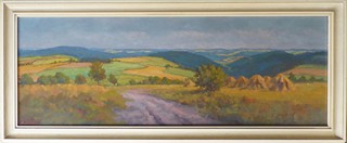 KAREL BALÍČEK (1904-1985) - PANORAMATICKÝ POHLED NA ČESKOMORAVSKOU VRCHOVINU