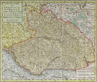 ISAAK TIRION (1705-1765) - ČECHY, MORAVA, SLEZSKO A LUŽICE