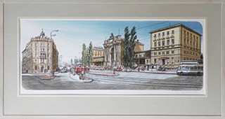 JIŘÍ BOUDA (1934-2015) - TĚŠNOV V PRAZE - VĚTŠÍ ROZMĚR