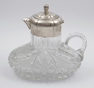 DŽBÁN Z KŘIŠŤÁLOVÉHO SKLA A STŘÍBRA - FRANZ BIBUS